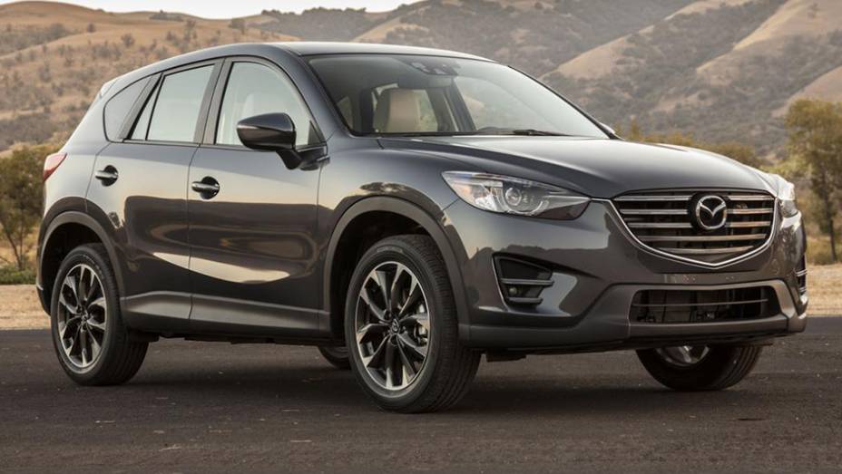 O Salão de Los Angeles trouxe mais uma grande atração, dessa vez da japonesa Mazda: o facelift do CX-5 | <a href="https://beta-develop.quatrorodas.abril.com.br/noticias/saloes/losangeles-2014/mazda-cx-5-apresentado-816243.shtml" rel="migration">Leia mais</a>