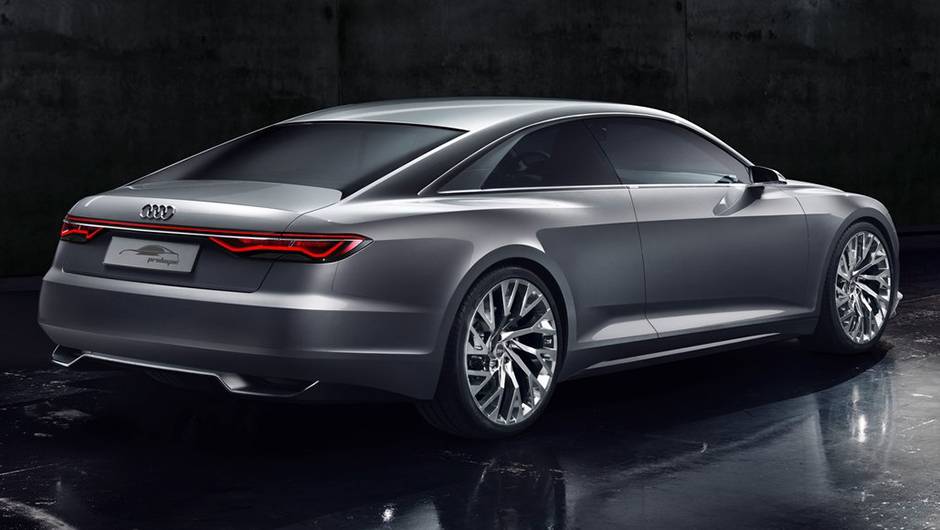 Trata-se de um cup&ecirc; com motor 4.0 litros biturbo TFSI V8 de 605 cavalos e 76,48 mkgf de torque | <a href="https://beta-develop.quatrorodas.abril.com.br/noticias/saloes/losangeles-2014/conceito-audi-prologue-finalmente-revelado-816158.shtml" rel="migration">Leia mais</a>