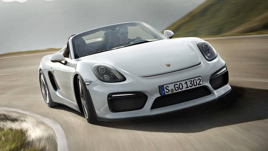 O Porsche Boxster Spyder ganhou para-choques inspirados nos do Cayman GT4 | <a href="https://beta-develop.quatrorodas.abril.com.br/noticias/saloes/new-york-2015/porsche-apresenta-novo-boxster-spyder-852331.shtml" rel="migration">Leia mais</a> O Porsche Boxster Spyder ganhou para-choques inspirados nos do Cayman GT4 | <a href="https://beta-develop.quatrorodas.abril.com.br/noticias/saloes/new-york-2015/porsche-apresenta-novo-boxster-spyder-852331.shtml" rel="migration">Leia mais</a>