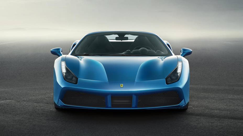 O modelo tem motor central-traseiro de 670 cv e 77,5 mkgf | <a href="https://beta-develop.quatrorodas.abril.com.br/noticias/fabricantes/ferrari-revela-488-spider-891362.shtml" rel="migration">Leia mais</a>