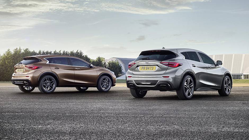 Além da semelhança com o carro-conceito, o hatch também tem design similar ao do Mercedes-Benz Classe A, com o qual compartilha a plataforma MRA | <a href="https://beta-develop.quatrorodas.abril.com.br/noticias/fabricantes/dois-anos-depois-previa-infiniti-apresenta-hatc" rel="migration"></a> Além da semelhança com o carro-conceito, o hatch também tem design similar ao do Mercedes-Benz Classe A, com o qual compartilha a plataforma MRA | <a href="https://beta-develop.quatrorodas.abril.com.br/noticias/fabricantes/dois-anos-depois-previa-infiniti-apresenta-hatc" rel="migration"></a>