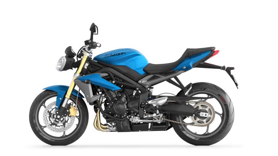 A estratégia da Triumph juntar o estilo da Speed Triple com a agilidade da Daytona 675R | <a href="https://beta-develop.quatrorodas.abril.com.br/moto/noticias/triumph-lanca-daytona-675r-street-triple-741449.shtml" rel="migration">Leia mais</a>