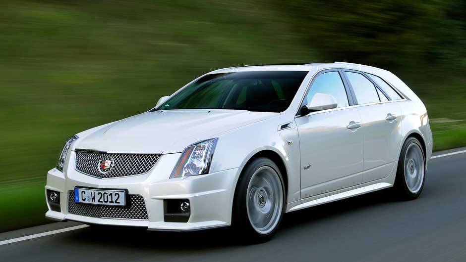 Cadillac CTS-V Wagon: se a Holden R8 Tourer j&aacute; impressiona, o que dizer desta perua com motor de Camaro ZL1? S&atilde;o 588 cv e 76 mkgf de torque, fazendo a CTS-V ir de 0 a 100 km/h em 4 segundos e chegar aos 288 km/h