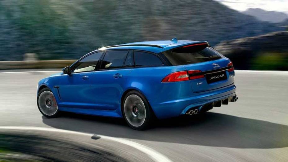 Jaguar XFR-S Sportbrake: bela alternativa às peruas alemãs, ela faz bonito com seu 5.0 V8 de 550 cv, aceleração de 0 a 100 km/h em 4,6 segundos e máxima de 300 km/h