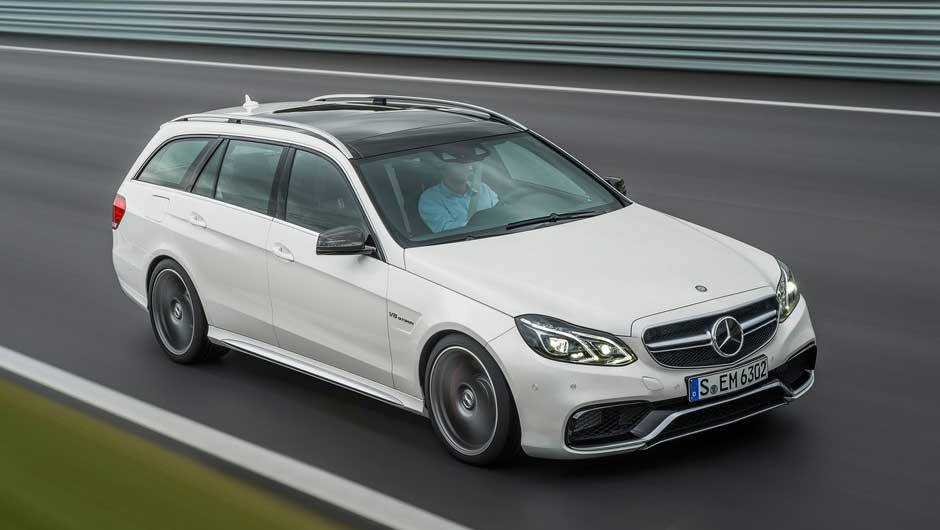 Mercedes-Benz E63 AMG Estate: este monstro disfarçado de carro familiar tem um motor 5.5 V8 com 557 cv, suficientes para ir de 0 a 100 km/h em 4,2 segundos e chegar aos 250 km/h Mercedes-Benz E63 AMG Estate: este monstro disfarçado de carro familiar tem um motor 5.5 V8 com 557 cv, suficientes para ir de 0 a 100 km/h em 4,2 segundos e chegar aos 250 km/h