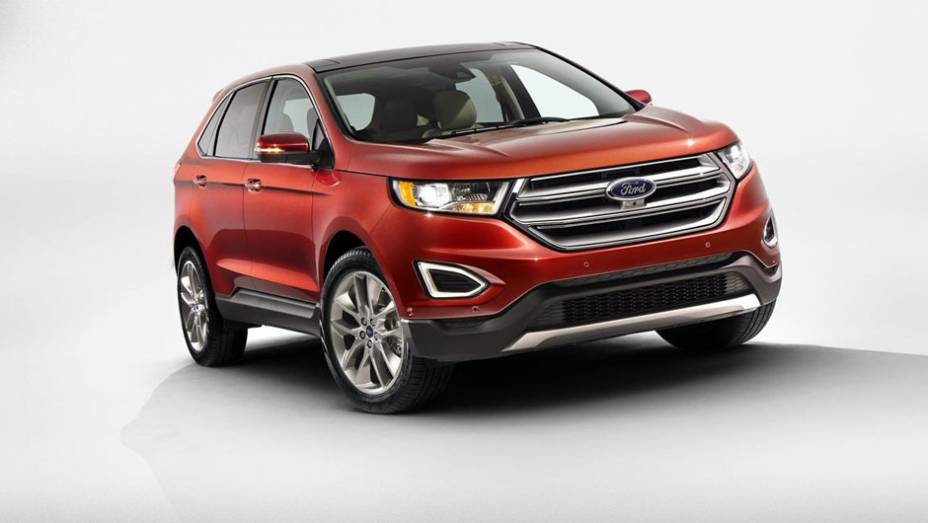 A profunda reestilização deixou o SUV com ar mais esportivo, especialmente na frente | <a href="https://beta-develop.quatrorodas.abril.com.br/noticias/saloes/paris-2014/ford-apresenta-novo-edge-787116.shtml" rel="migration">Leia mais</a>