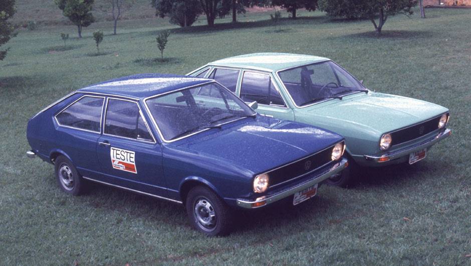 No Brasil, o Passat chegou em setembro de 1974 com dois tipos de acabamento (L e LS); entrou para a história por ser o primeiro VW brasileiro com motor refrigerado a água No Brasil, o Passat chegou em setembro de 1974 com dois tipos de acabamento (L e LS); entrou para a história por ser o primeiro VW brasileiro com motor refrigerado a água