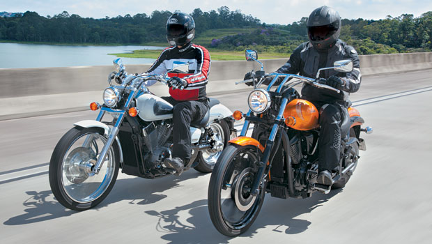 Honda VT 750 Shadow x Kawasaki Vulcan 900 Custom