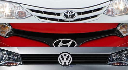 HB 20 e Etios na cara do Gol