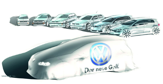 VW Golf VII ficou maior e mais tecnológico