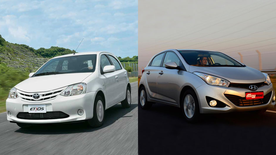 Toyota Etios x Hyundai HB 20