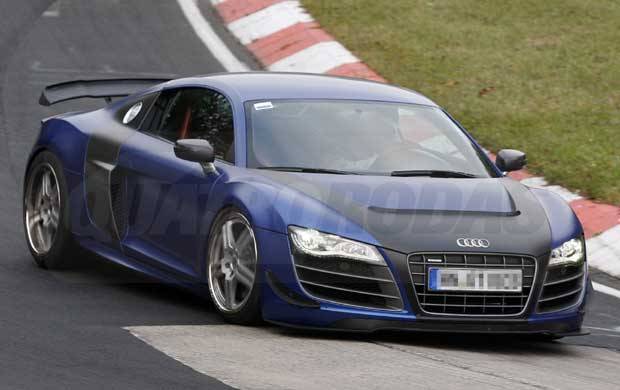 Audi R8 misterioso é flagrado