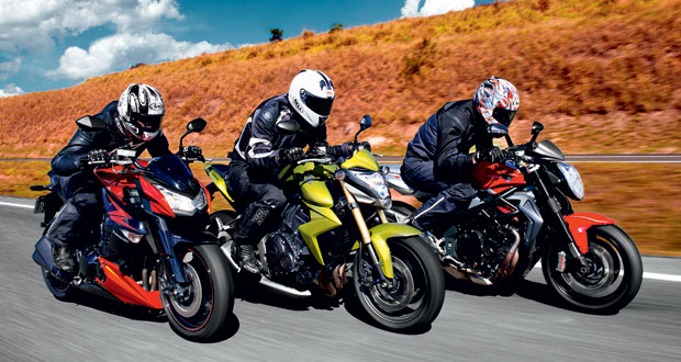 Comparativo: Honda CBR 1000 VS Kawasaki Z1000 VS Agusta Brutale 1090RR