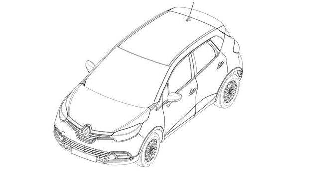 Vazam esboços da versão de produção do Renault Captur