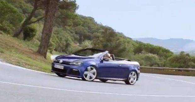 VW exibe versão de produção do Golf R Cabriolet