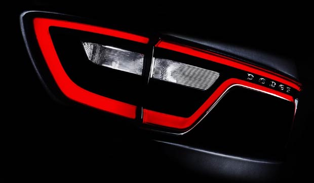 Dodge mostra teaser do novo Durango