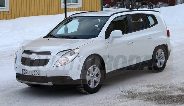 Nova Captiva é testada na Europa