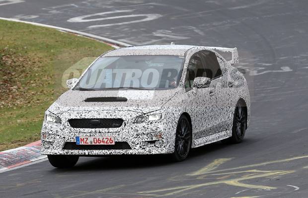 Novo Subaru Impreza WRX STi é flagrado em Nürburgring