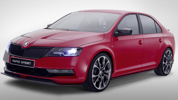 Skoda revela fotos do conceito Rapid Sport