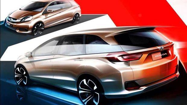 Honda mostra teaser do Brio Minivan