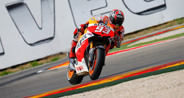 MotoGP: Márquez lidera sexta-feira em Aragón