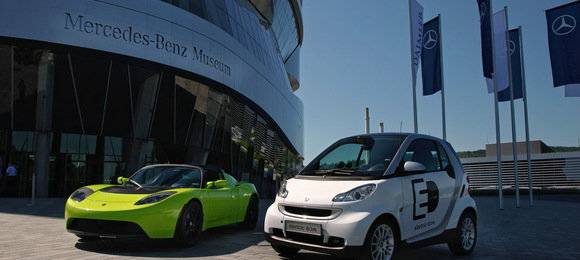 Daimler quer mais cooperação nos carros elétricos com a Tesla