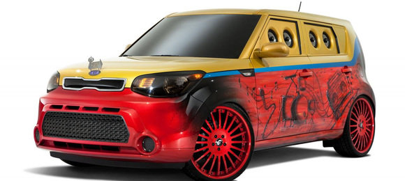 Kia revela cinco Souls inspirados em temas musicais no SEMA