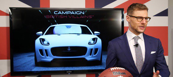 Jaguar anunciará pela primeira vez no Super Bowl com o novo F-Type Coupe