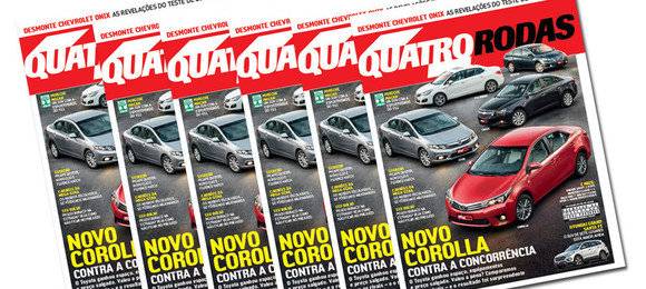 Novo Corolla é destaque da QUATRO RODAS de abril