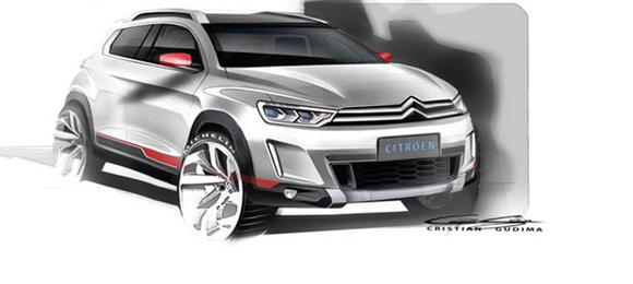 Citroën revela esboços de crossover misterioso