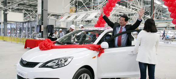 Chery produz primeiro Celer brasileiro