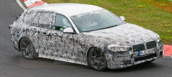 Perua do BMW Série 5 é testada na Alemanha