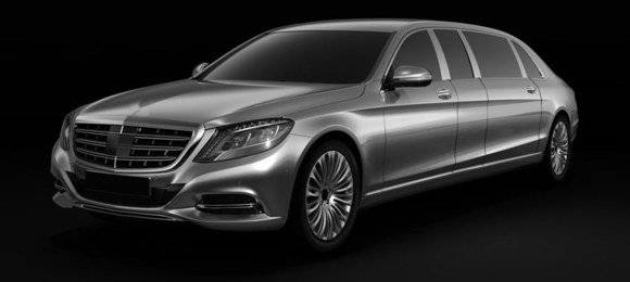 Novo Mercedes-Benz Classe S Pullman vaza em foto de patente