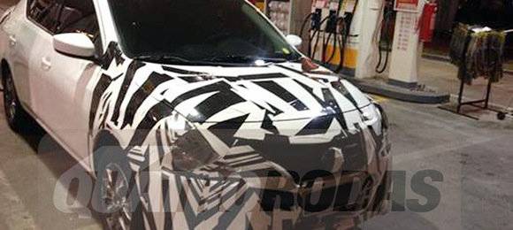 Novo Versa circula em testes