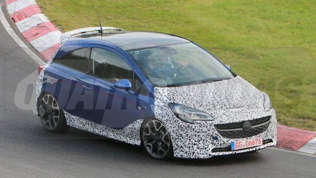 Flagramos o novo Corsa OPC