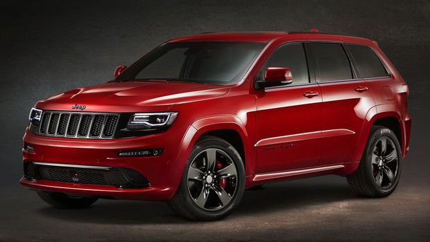 Jeep leva Grand Cherokee SRT Red Vapor à Europa