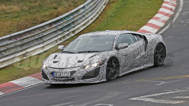 Honda NSX é visto em novos testes
