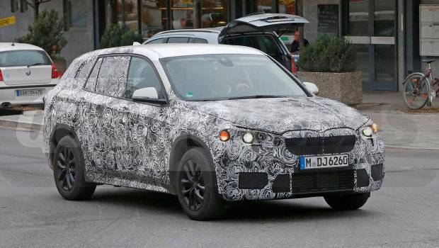 Novo BMW X1 é flagrado