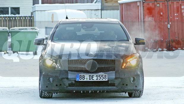 Flagramos a nova Mercedes Classe A