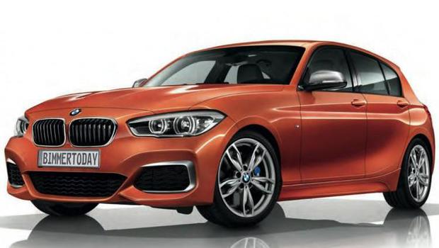 Vazam imagens do BMW M135i reestilizado