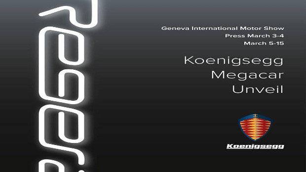 Koenigesseg vai lançar Regera no Salão de Genebra