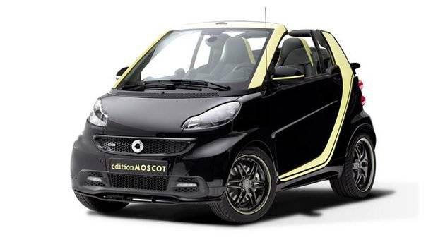 Smart mostra edição ForTwo Cabrio Moscot