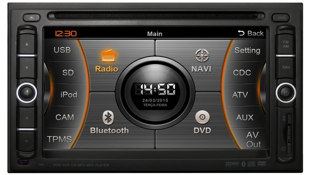 Nissan divulga nova central multmídia da Frontier