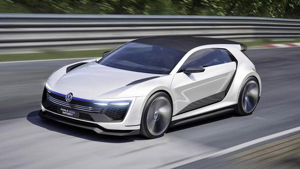 Volkswagen Golf GTE Sport concept abusa do futurismo