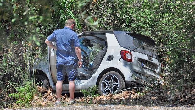 Novo Smart ForTwo Cabrio se acidenta em teste