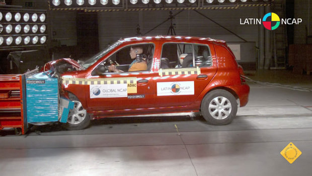Latin NCAP faz duras críticas ao Renault Clio