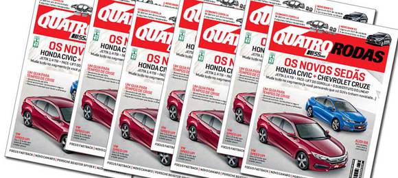 Novos sedãs estão na edição de 55 anos de QUATRO RODAS