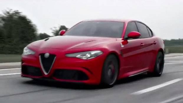 Alfa mostra vídeo do Giulia Quadrifoglio