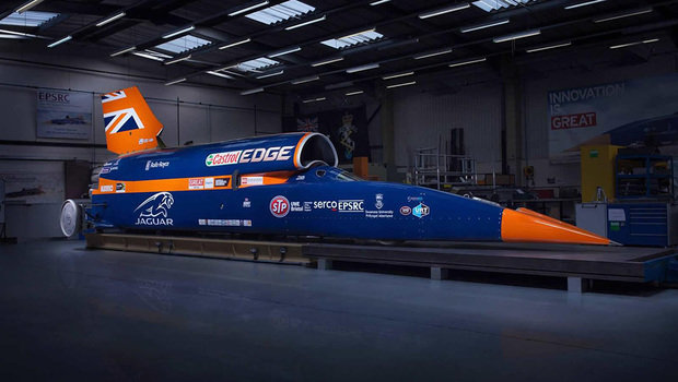 Bloodhound SSC, que promete chegar a 1.609 km/h, é revelado