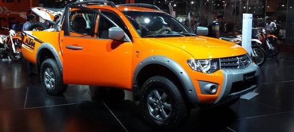 Feita para motociclistas, Mitsubishi L200 KTM Series será vendida por R$ 123.990